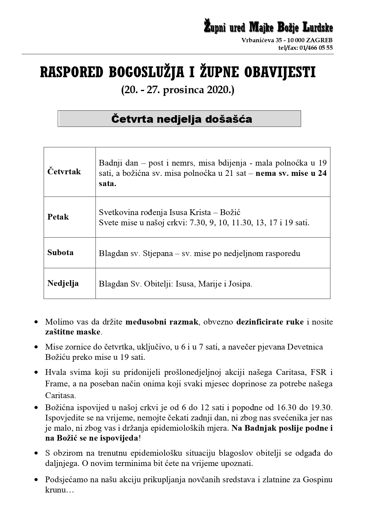 4. nedjelja došašća