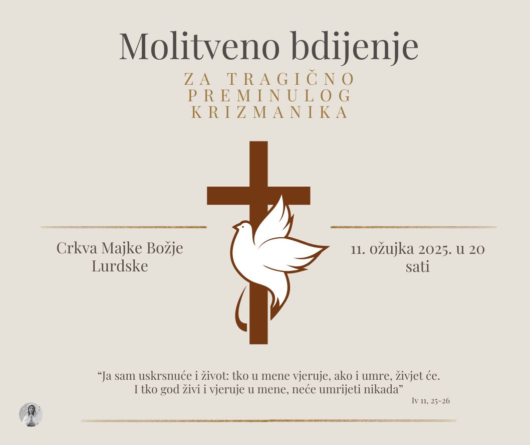 MOLITVENO BDIJENJE U 20 SATI
