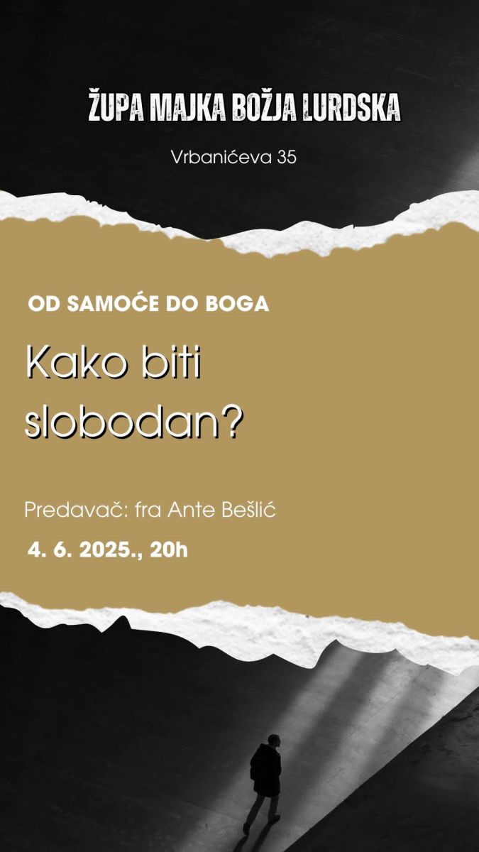 Susret za mlade “Kako biti slobodan?”