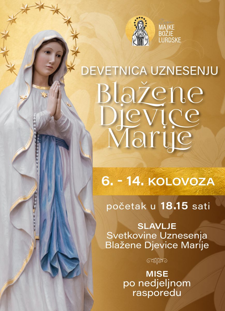 Devetnica uoči proslave svetkovine Uznesenja Blažene Djevice Marije