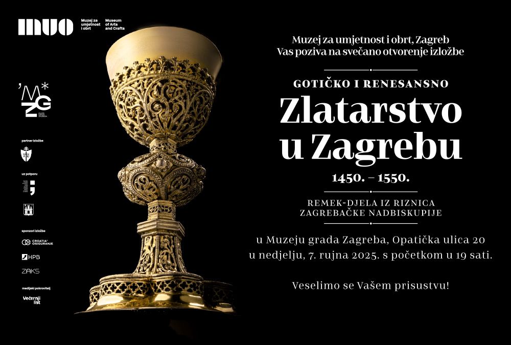 Izložba “Gotičko i renesansno zlatarstvo u Zagrebu 1450. – 1550., remek-djela iz riznica Zagrebačke nadbiskupije”