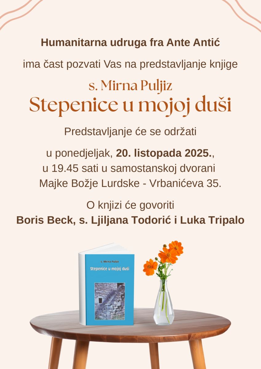 Predstavljanje knjige s. Mirne Puljiz
