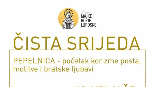 Čista srijeda – Pepelnica