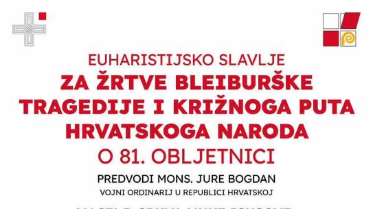 Misa za žrtve bleiburške tragedije i Križnoga puta hrvatskoga naroda u Maclju
