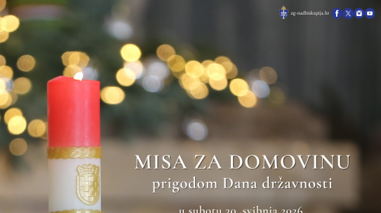 Nadbiskup Kutleša predvodi misno slavlje na Dan državnosti