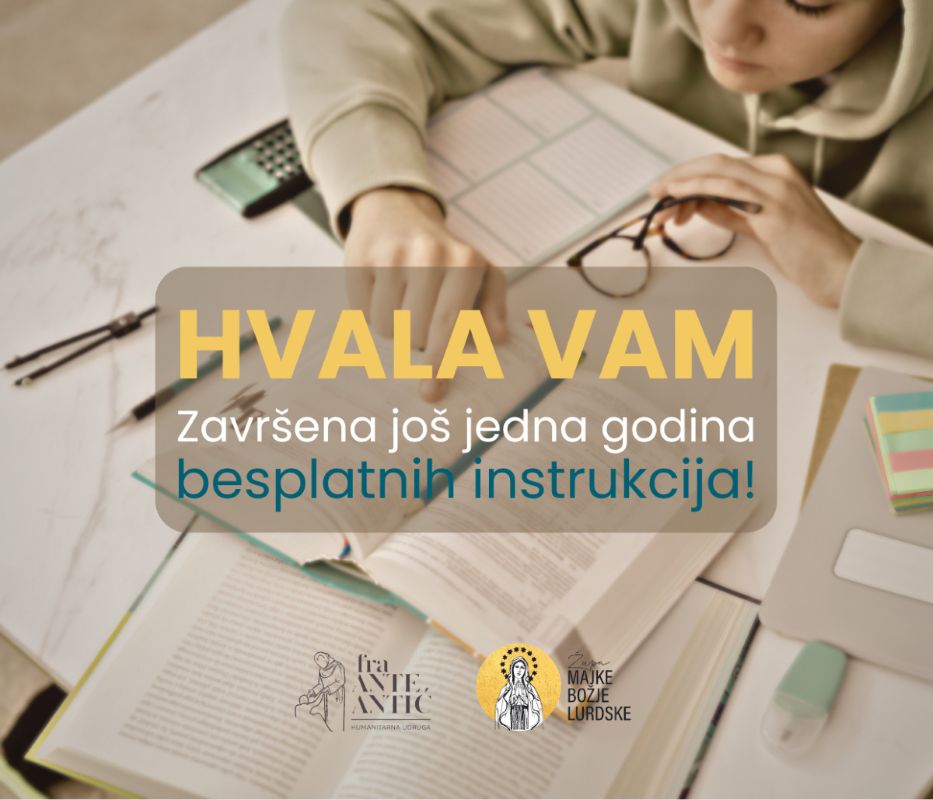 Završena još jedna godina besplatnih instrukcija! Hvala Vam! Završena još jedna godina besplatnih instrukcija! Hvala Vam!
