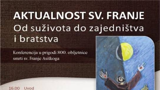 Konferencija povodom 800. obljetnice smrti sv. Franje Asiškog na HKS-u